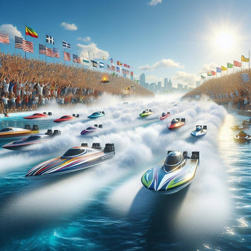 "Electric boat racing event"