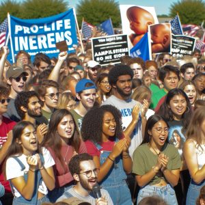 Pro-life interns community event.