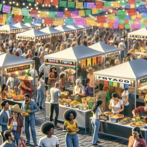 Fiesta taco food festival.