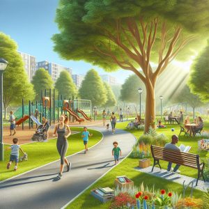 City park improvements illustration