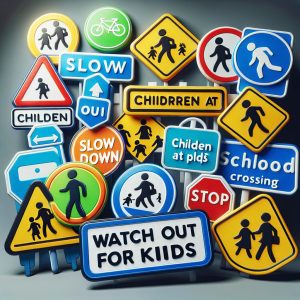 Child safety awareness signs