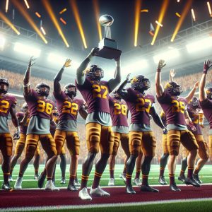 Gophers football celebration