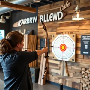 Arrow Blend Cafe Opens in Westland Featuring Unique Archery Range Experience