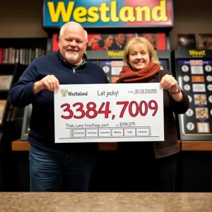 Exciting News from Westland: Two Friends Hit the Lottery Jackpot Worth $384,709!