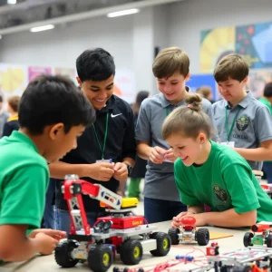 Novi Meadows Students Impress at State Robotics Showcase