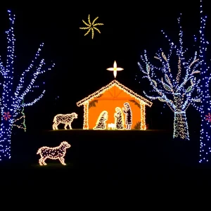 Novi Man Creates Stunning Christmas Display to Celebrate the Birth of Jesus