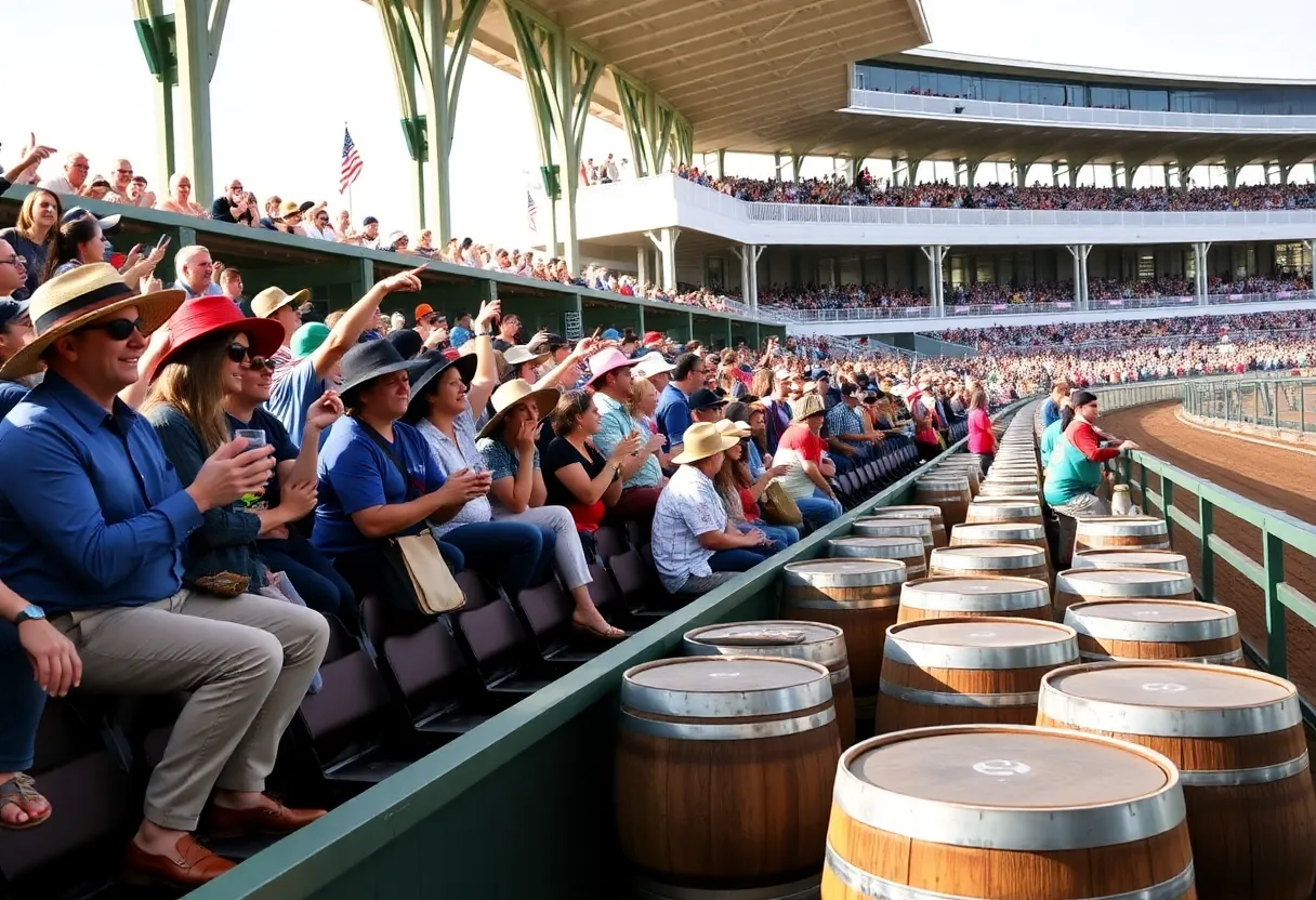 Exciting new paddock area at Churchill Downs for the Kentucky Derby