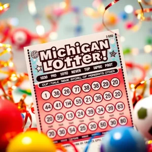 Celebration of a lottery win in Plymouth, Michigan with scratch-off tickets.