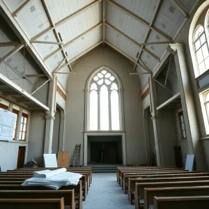 Renovation of an abandoned church in Detroit into a family home