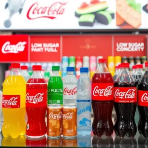 A variety of Coca-Cola beverages showcasing innovative drink options.