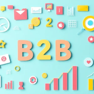 Illustration of digital marketing strategies in B2B