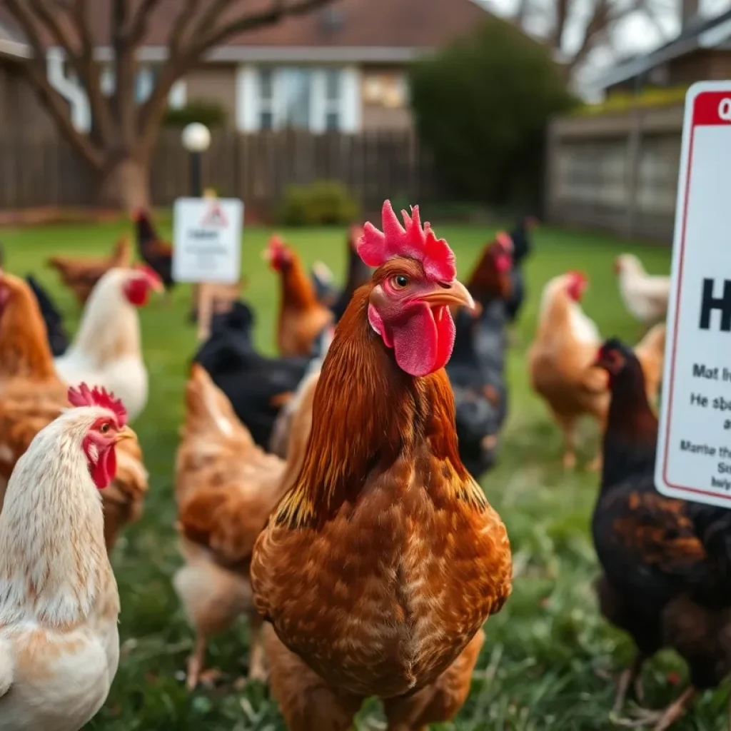 Backyard flock under quarantine due to H5N1 bird flu confirmation