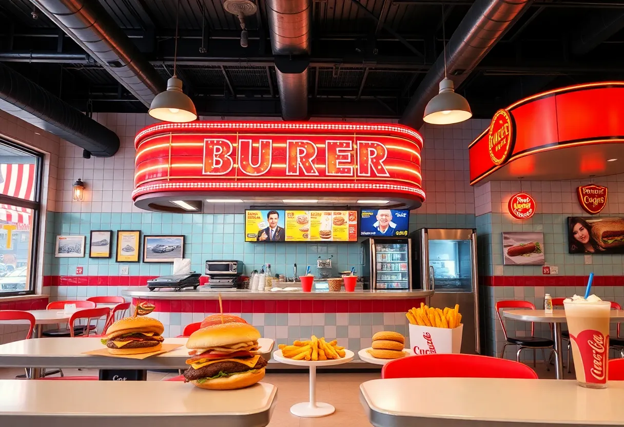 Revival of Hot 'n Now fast food chain featuring burgers and coney dogs