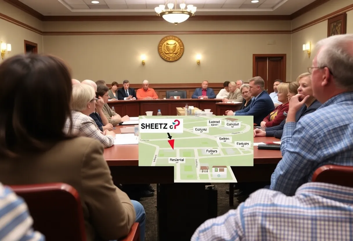 Livonia City Council meeting where the Sheetz gas station proposal was rejected