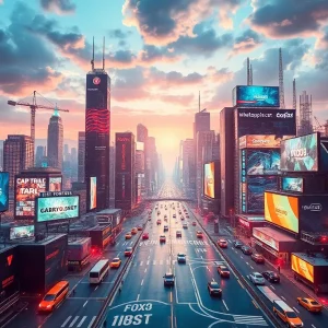 Futuristic landscape of media and marketing
