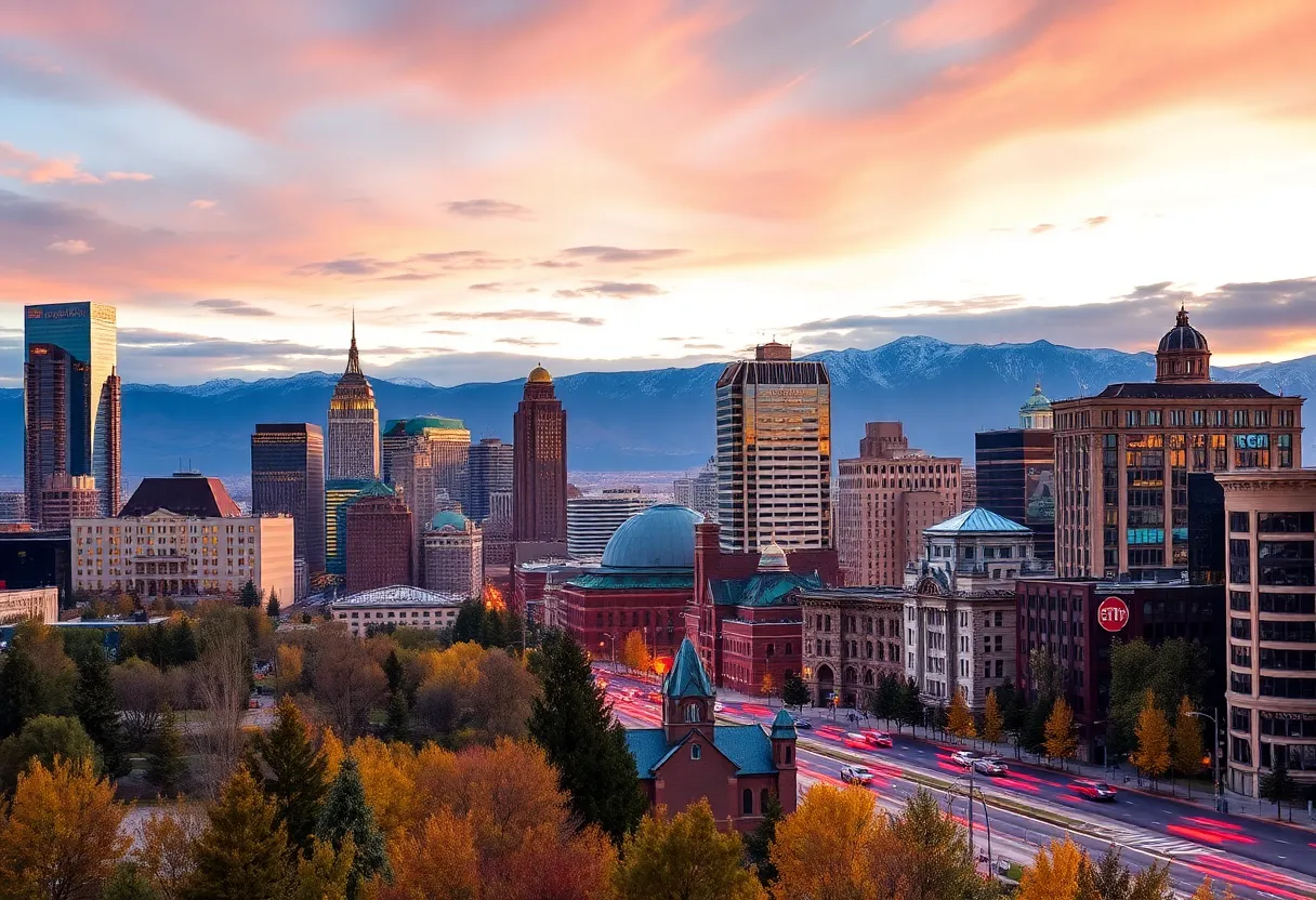 A vibrant skyline representing advertising and marketing agencies in the Mountain West region.