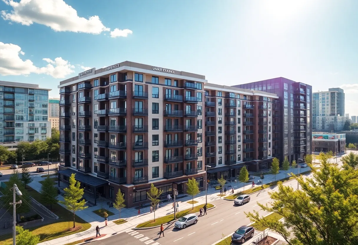 Modern multifamily housing development in Atlanta