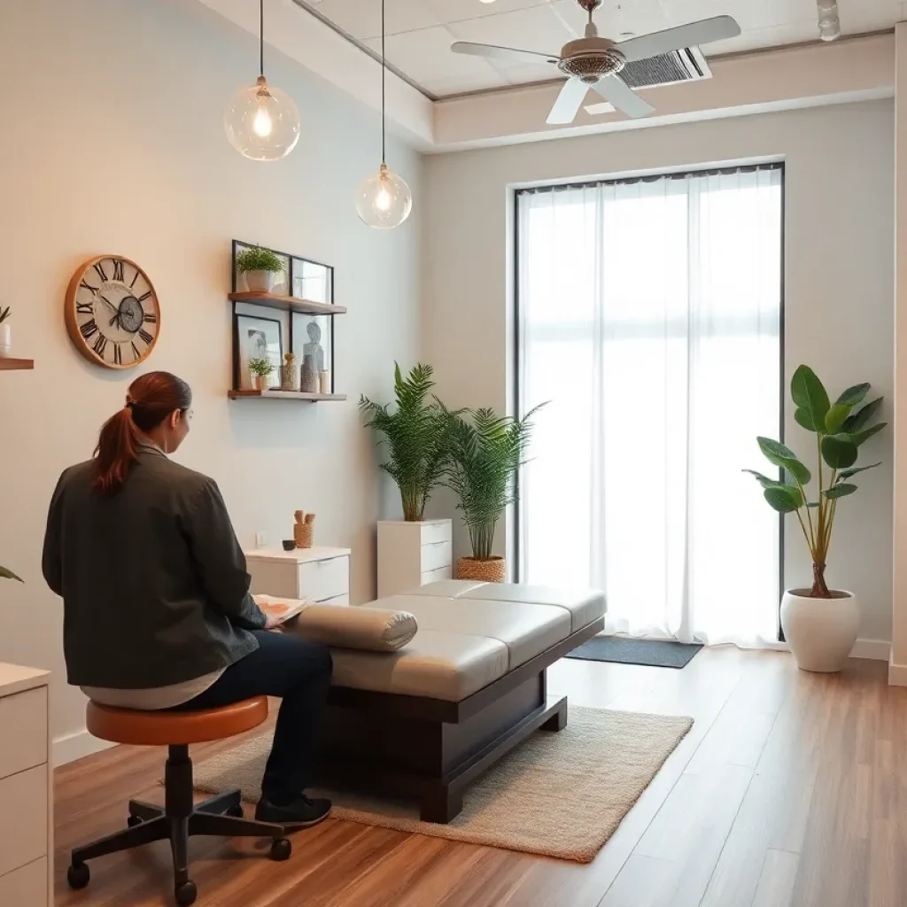 Interior view of Novi Health + Wellness clinic