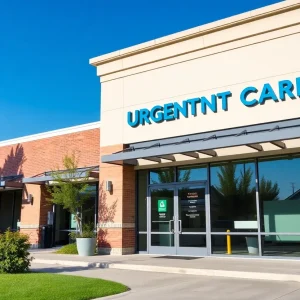 Exterior view of the new urgent care center in Petoskey