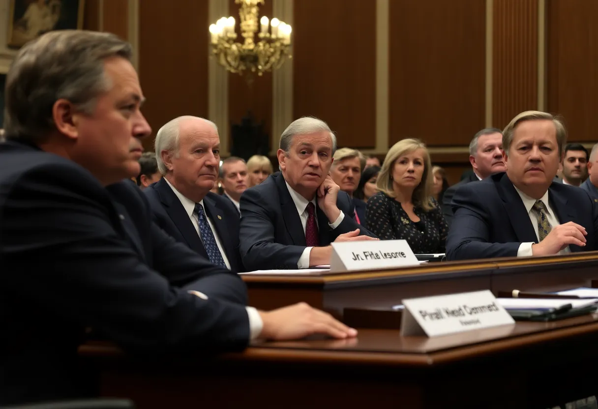 Senate hearing regarding controversial nomination