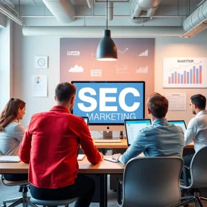 SEO Rank Media's modern digital marketing agency office in Los Angeles