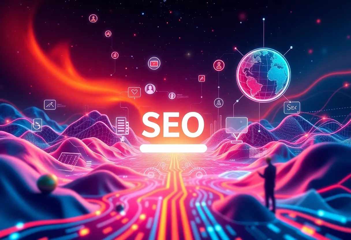 Visual representation of SEO trends for 2025