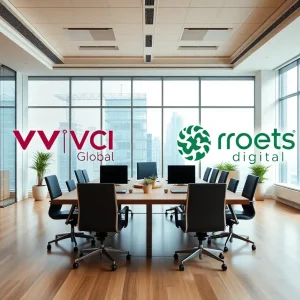 VCI Global and Roots Digital merger announcement illustration