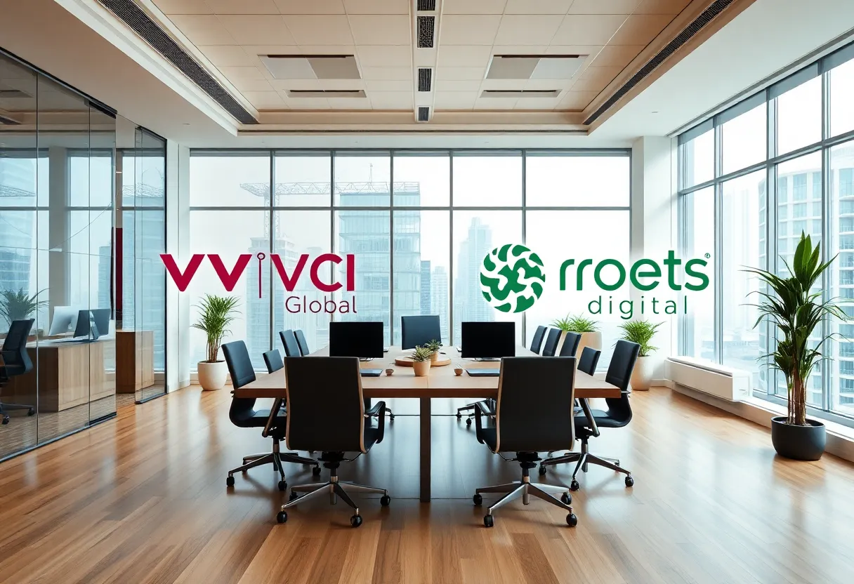 VCI Global and Roots Digital merger announcement illustration