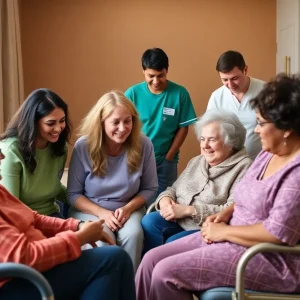 Volunteers providing companionship to hospice patients in Detroit area.