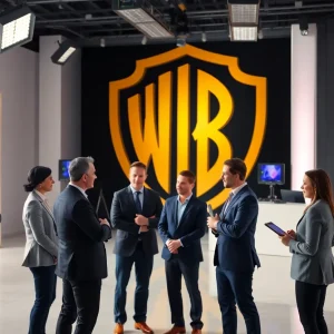 Executives at Warner Bros. Discovery discussing film strategy