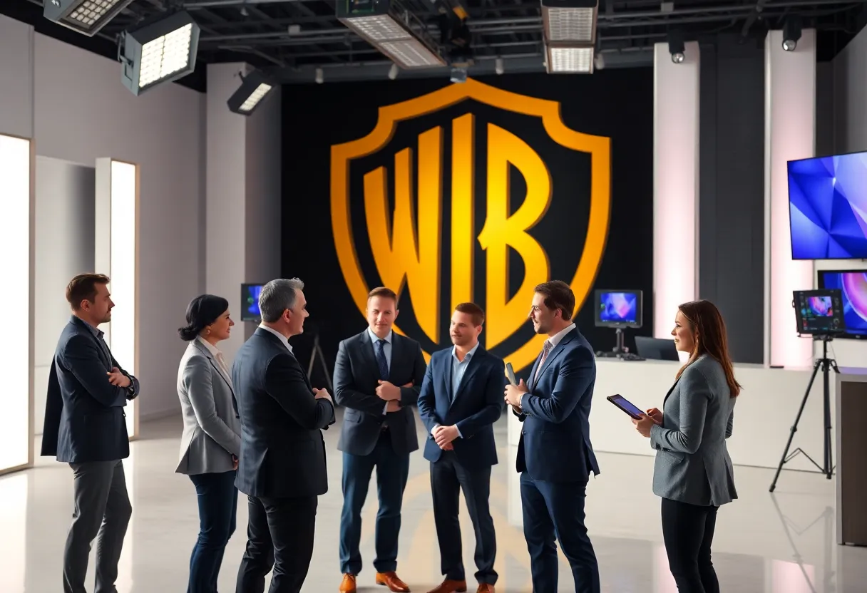 Executives at Warner Bros. Discovery discussing film strategy