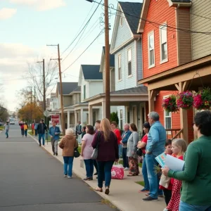 Community support in Wayne County during tax foreclosure celebrations