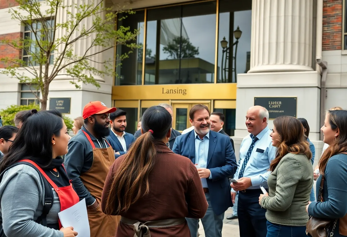 Workers and business owners gather in Lansing to discuss minimum wage changes