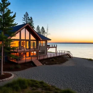 Stunning Beaver Island home with Lake Michigan view