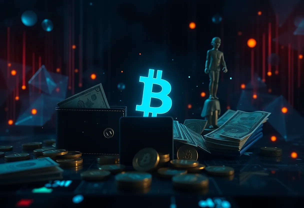 Illustration of a major cryptocurrency theft