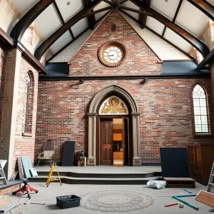 Renovation of a historic church into a modern home