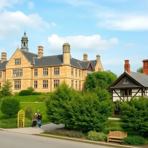 Historic building and cozy house near university campus