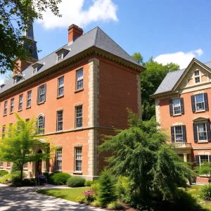 Historic properties of Harris Hall and Church Street house in Ann Arbor