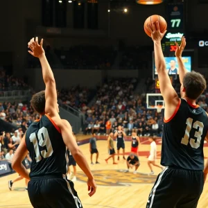 Illinois Fighting Illini basketball team plays against Wisconsin Badgers.