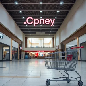 Empty JCPenney store front