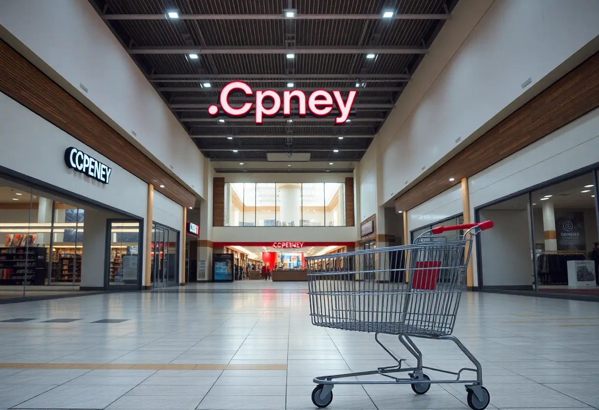 Empty JCPenney store front