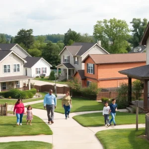 Families in a Michigan neighborhood considering homeownership