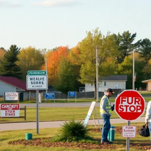 A view of a Michigan community with job seekers and workers.