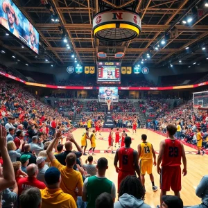 Game action between Michigan State Spartans and USC Trojans