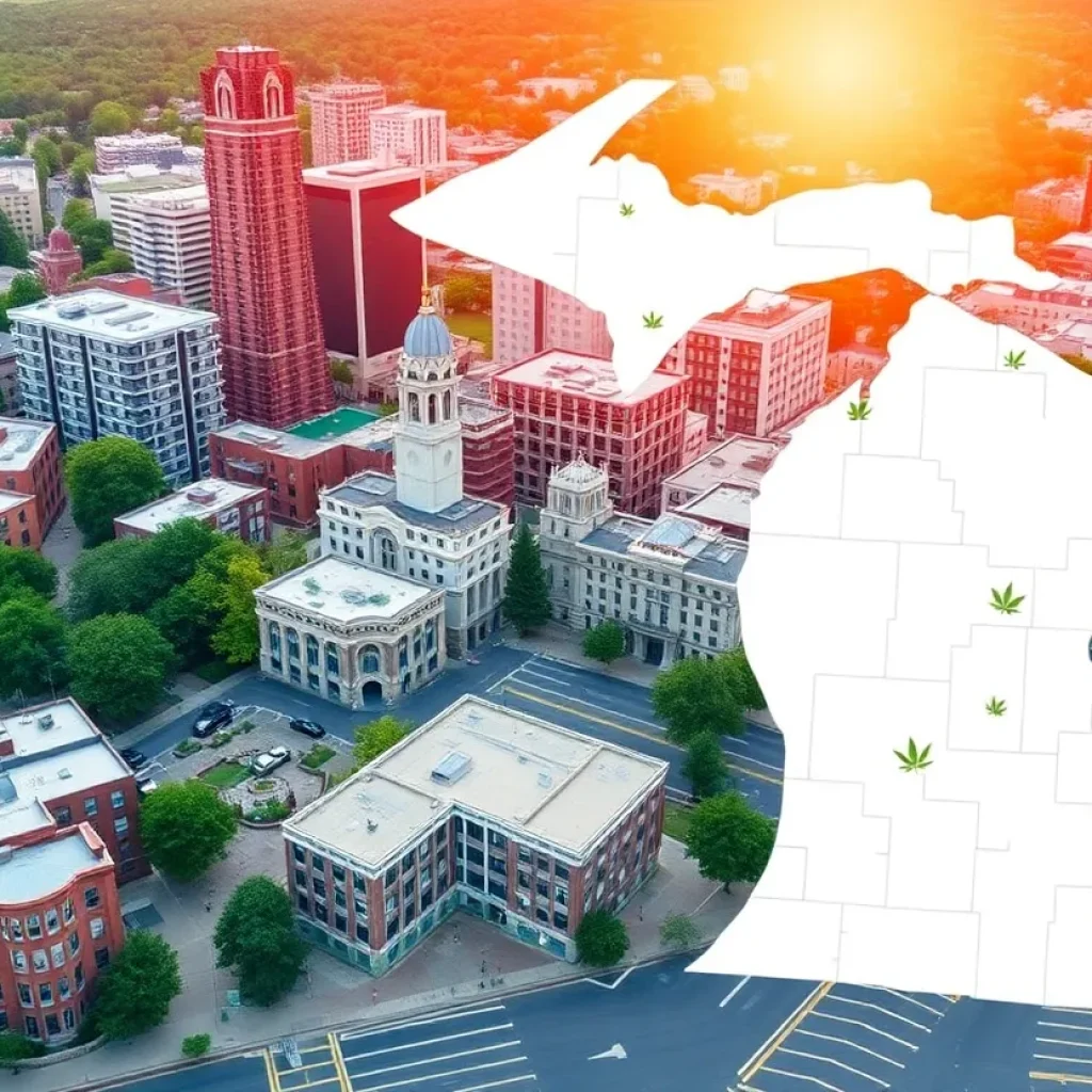 Overview of Michigan showcasing benefits from marijuana tax revenue