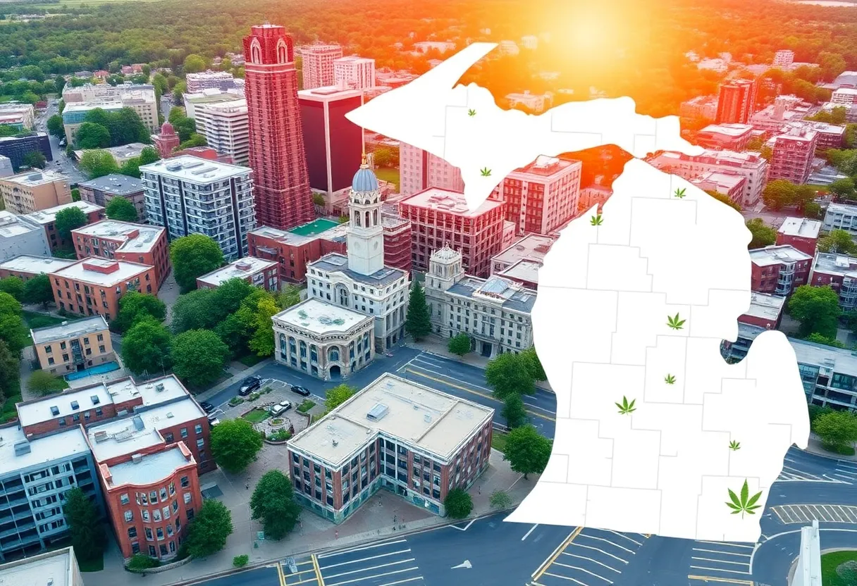 Overview of Michigan showcasing benefits from marijuana tax revenue