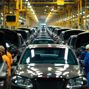 Automotive assembly line in Michigan facing potential tariffs