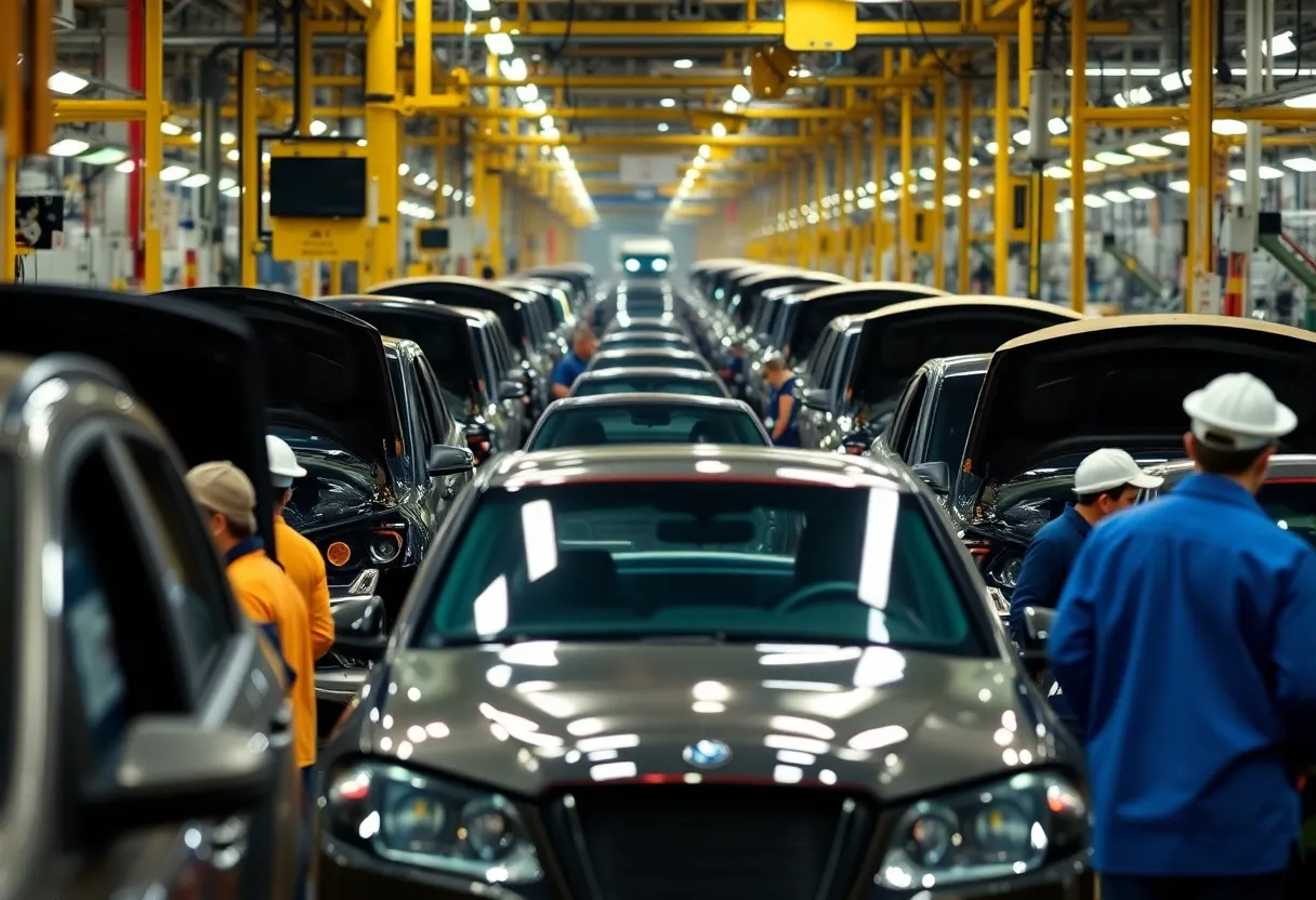 Automotive assembly line in Michigan facing potential tariffs