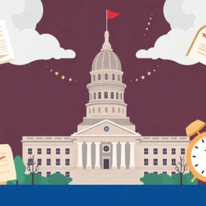 Illustration representing uncertainty in Michigan's Earned Sick Time Act