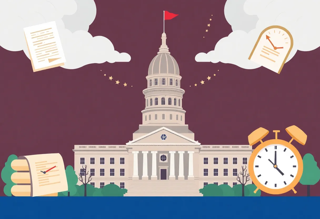 Illustration representing uncertainty in Michigan's Earned Sick Time Act